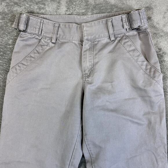 GAP Women's Khaki Straight Leg Pants Size 6 Utility Y2K Minimalist Casual - Picture 2 of 13